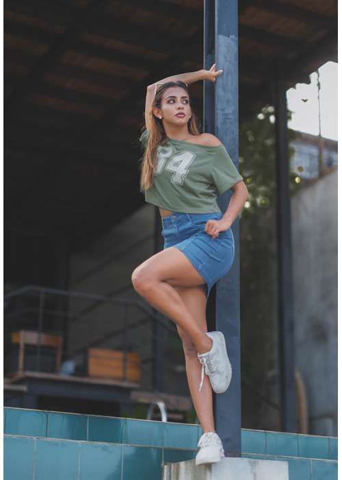 CASUAL DENIM SKIRT